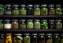 Common Challenges and Solutions for Herbs in Glass Jars. Problems, Remedies, Botanicals, Glass Containers.